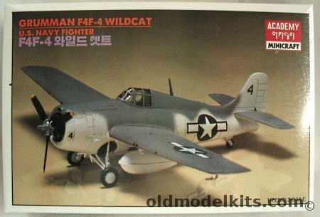 Academy 1/72 Grumman F4F-4 Wildcat - (F4F4), 1650 plastic model kit